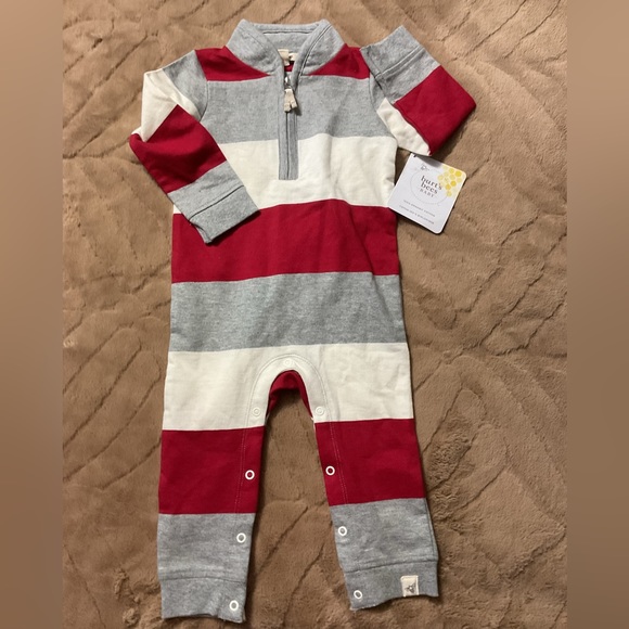 Infant Boys Burts Bee One Piece 100% Organic Cotton 6-9 months - Picture 2 of 2